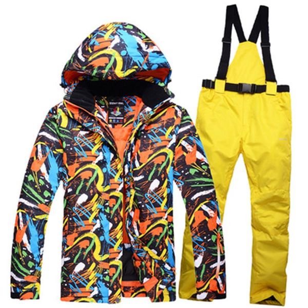 graffiti ski suit men's winter single and double board waterproof warmth thickening snowboarding set skiing suits
graffiti ski suit men's winter single and double board waterproof warmth thickening snowboarding set skiing suits