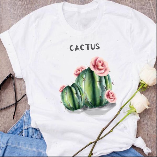 graphic cactus plant cartoon floral womens t shirt 90s clothes tees print clothing female, White
graphic cactus plant cartoon floral womens t shirt 90s clothes tees print clothing female, White