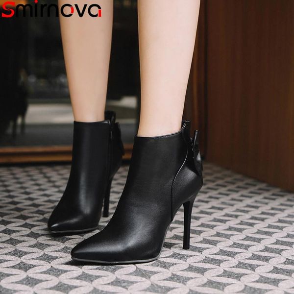 boots smirnova 2021 ankle for women pointed toe zip ladies super high thin heels prom shoes autumn winter, Black
boots smirnova 2021 ankle for women pointed toe zip ladies super high thin heels prom shoes autumn winter, Black