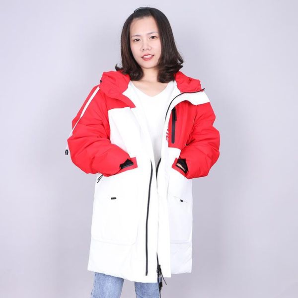 Women's Down & Parkas winter casual jacket white duck hooded long-sleeved warm Parker portable jacke T3UC, Black
Women's Down & Parkas winter casual jacket white duck hooded long-sleeved warm Parker portable jacke T3UC, Black