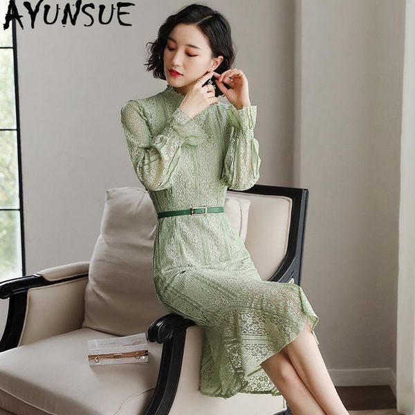 casual dresses spring autumn dress for women vintage lace party 2021 ladies korean green midi elegant vestidos my2404, Black;gray
casual dresses spring autumn dress for women vintage lace party 2021 ladies korean green midi elegant vestidos my2404, Black;gray