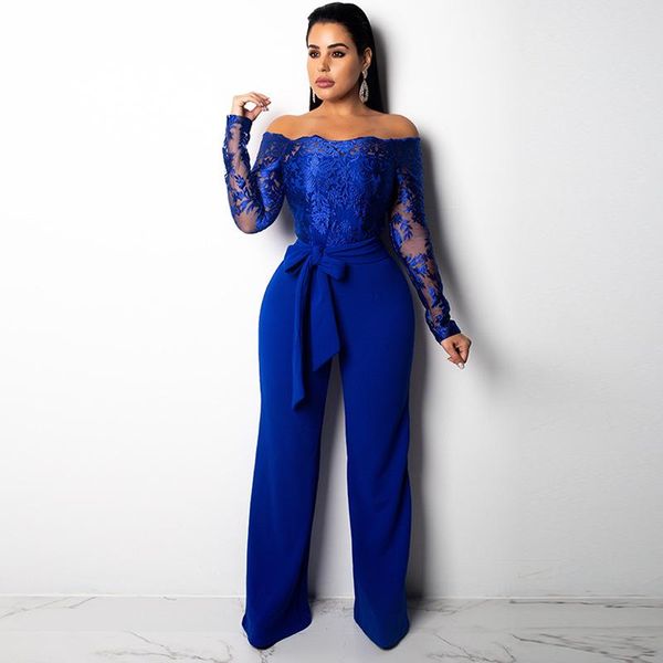 women's jumpsuits & rompers bkld 2021 autumn women off the shoulder clubwear long sleeve lace patchwork pants, Black;white
women's jumpsuits & rompers bkld 2021 autumn women off the shoulder clubwear long sleeve lace patchwork pants, Black;white