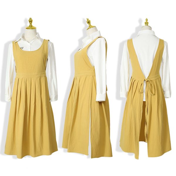 2021 new washed cotton linen kitchen apron for cooking baking flower shop ruffles work clean apron for woman uniform lady dress
2021 new washed cotton linen kitchen apron for cooking baking flower shop ruffles work clean apron for woman uniform lady dress