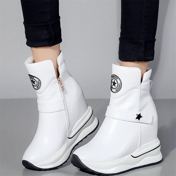 boots casual shoes women genuine leather wedges high heel ankle female round toe fashion sneakers platform pumps, Black
boots casual shoes women genuine leather wedges high heel ankle female round toe fashion sneakers platform pumps, Black