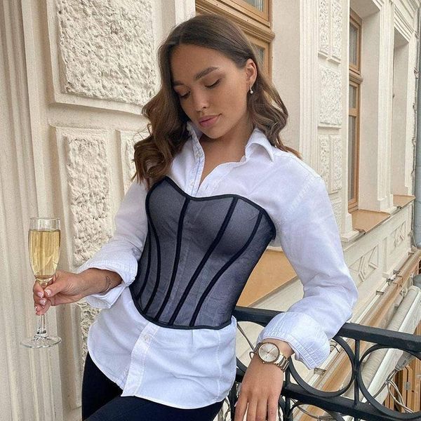 belts women corset lingerie sleeveless mesh perspective v-neck simple lines decoration summer clothing, Black;brown
belts women corset lingerie sleeveless mesh perspective v-neck simple lines decoration summer clothing, Black;brown