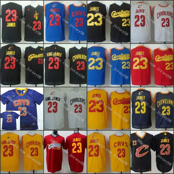cleveland cavaliers men #23 le bron ja mes basketball jersey, Black 
cleveland cavaliers men #23 le bron ja mes basketball jersey, Black