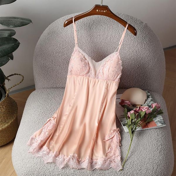women's sleepwear sleeveless nightdress women sleewpear lace mini suspender nightgown black summer silky soft satin home clothes bathro, Black;red
women's sleepwear sleeveless nightdress women sleewpear lace mini suspender nightgown black summer silky soft satin home clothes bathro, Black;red