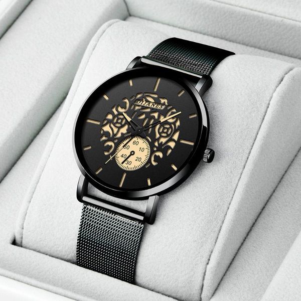 wristwatches fashion men's watches luxury ultra-thin hollow steel mesh belt quartz wristwatch men business clock watch relogio masculin, Slivery;brown
wristwatches fashion men's watches luxury ultra-thin hollow steel mesh belt quartz wristwatch men business clock watch relogio masculin, Slivery;brown