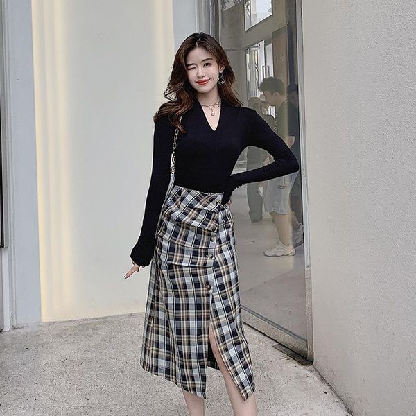 two piece dress 2piece set women tracksuits twinset and skirts 2021 autumn cotton splicing plaid suits ladies skinny track, White
two piece dress 2piece set women tracksuits twinset and skirts 2021 autumn cotton splicing plaid suits ladies skinny track, White