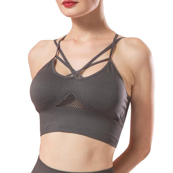 hollow sports underwear ladies leisure yoga vest double shoulder strap sport bra running fitness crop solid color summer outfit
hollow sports underwear ladies leisure yoga vest double shoulder strap sport bra running fitness crop solid color summer outfit