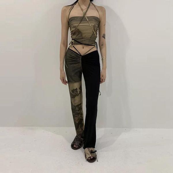 women's pants & capris woman jeans 2021 summer printed stitching drawstring low waist hair pantalones vaqueros mujer, Black;white
women's pants & capris woman jeans 2021 summer printed stitching drawstring low waist hair pantalones vaqueros mujer, Black;white