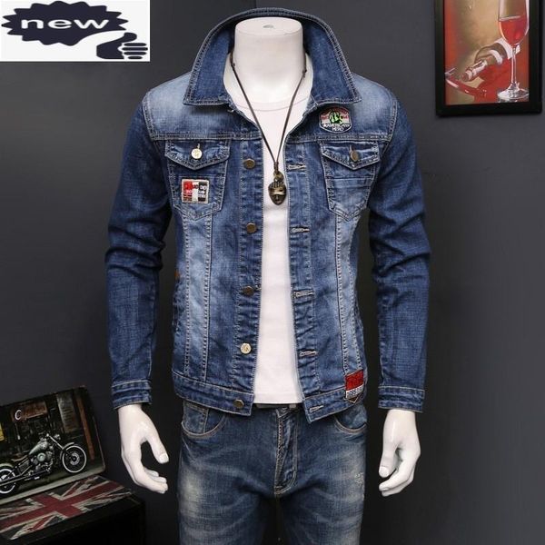 men's jackets korean slim fit jeans jacket for men washed denim fashion motor biker long sleeve outwear coat plus size s-4xl jaqueta ho, Black;brown
men's jackets korean slim fit jeans jacket for men washed denim fashion motor biker long sleeve outwear coat plus size s-4xl jaqueta ho, Black;brown