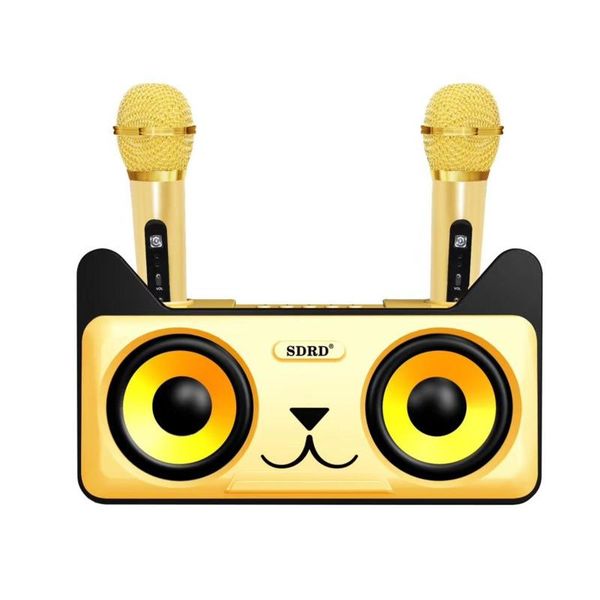 Portable Family Karaoke System Dual Wireless Microphones Condenser Stereo Mic Bluetooth Speaker Set Speakers
Portable Family Karaoke System Dual Wireless Microphones Condenser Stereo Mic Bluetooth Speaker Set Speakers
