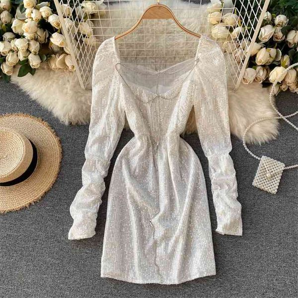 golden sequins glitter dress women mini bodycon party v neck long sleeve slim clubwear night out vestidos 210603, Black;gray
golden sequins glitter dress women mini bodycon party v neck long sleeve slim clubwear night out vestidos 210603, Black;gray