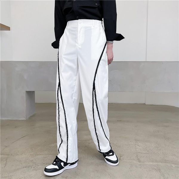 men's pants 2021 men women clothing fashion spring summer niche design rough edge color contrast plus size singer costumes 27-46, Black
men's pants 2021 men women clothing fashion spring summer niche design rough edge color contrast plus size singer costumes 27-46, Black