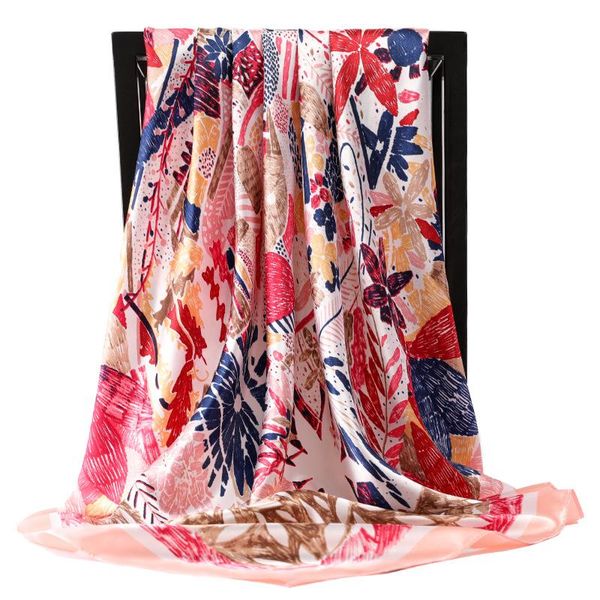 scarves female ethnic style print square bandanna luxury dustproof kerchief summer silk fashion 90x90cm sunscreen shawl, Blue;gray
scarves female ethnic style print square bandanna luxury dustproof kerchief summer silk fashion 90x90cm sunscreen shawl, Blue;gray
