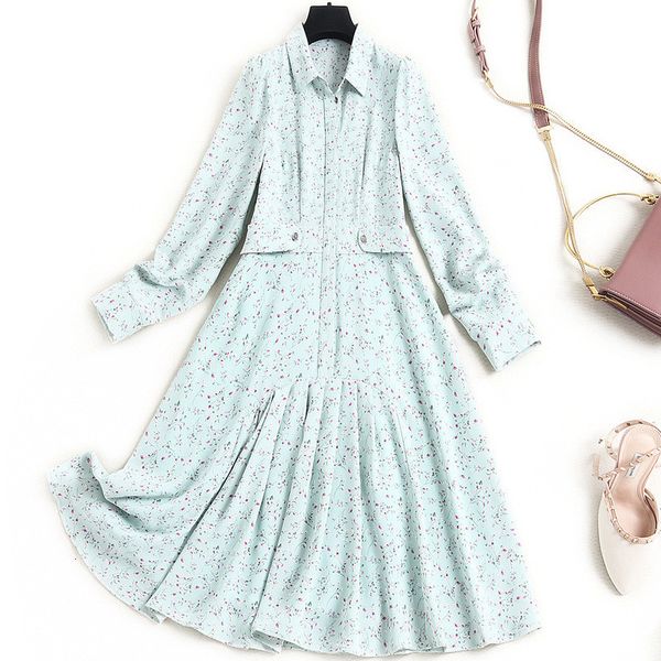 elegant female designer turn down collar print dress chiffon party spring fashion clothes aline dresses, Black;gray
elegant female designer turn down collar print dress chiffon party spring fashion clothes aline dresses, Black;gray