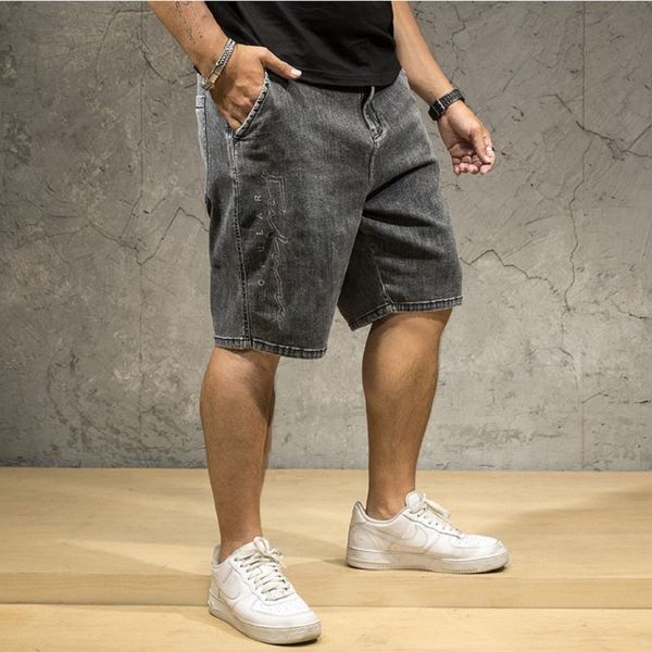 men's denim shorts summer plus size 6xl 7xl casual loose stretch cowboy high waist short jean male large breeches, White;black
men's denim shorts summer plus size 6xl 7xl casual loose stretch cowboy high waist short jean male large breeches, White;black