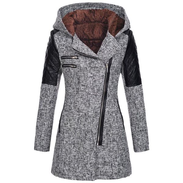 women's wool & blends women winter warm jacket hiking trekking jackets casual outwear fleece overcoat hooded zipper coat softshell, Black
women's wool & blends women winter warm jacket hiking trekking jackets casual outwear fleece overcoat hooded zipper coat softshell, Black