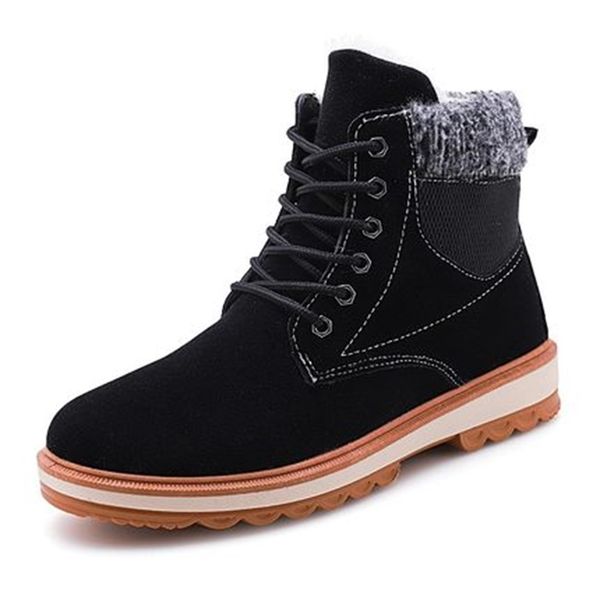 boots winter martin boots high upper men's shoes british warm cotton style, Black
boots winter martin boots high upper men's shoes british warm cotton style, Black