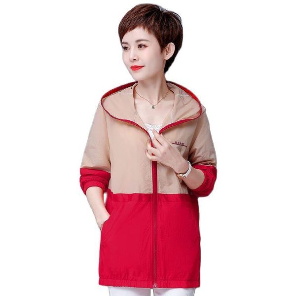 women's jackets 5xl summer jacket 2021 women hooded sun protection clothing middle-aged mother thin anti-uv overcoat plus size coat, Black;brown
women's jackets 5xl summer jacket 2021 women hooded sun protection clothing middle-aged mother thin anti-uv overcoat plus size coat, Black;brown