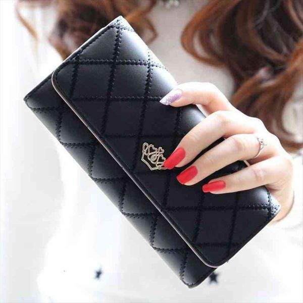 women lady crown clutch leather wallet handbag card holder phone bag purse case long 18x9cm, Red;black
women lady crown clutch leather wallet handbag card holder phone bag purse case long 18x9cm, Red;black