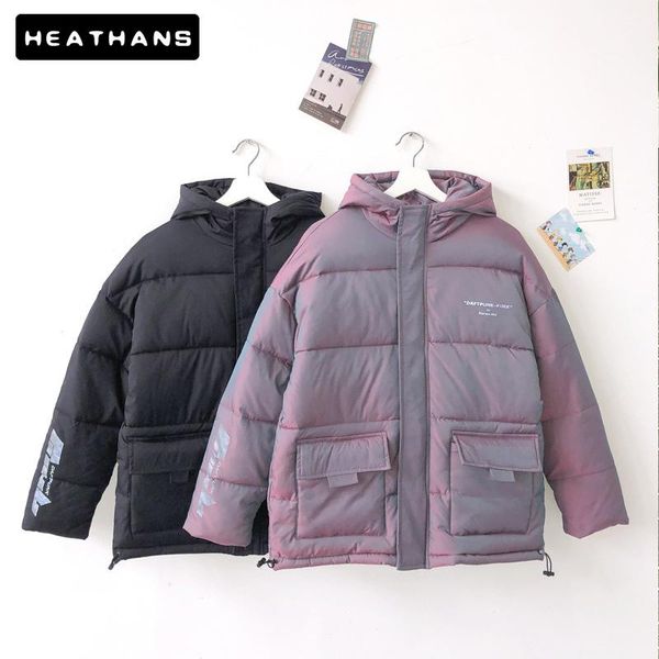 men's down & parkas -20 degree windbreaker reflective print jacket hooded winter men warm thick cotton couple oversize parka coats, Black
men's down & parkas -20 degree windbreaker reflective print jacket hooded winter men warm thick cotton couple oversize parka coats, Black