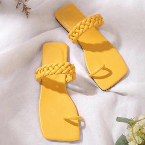 women summer beach slippers shoes weave pu leather clip toe ladies fashion flip flops square slides female flat sandals 2021, Black
women summer beach slippers shoes weave pu leather clip toe ladies fashion flip flops square slides female flat sandals 2021, Black