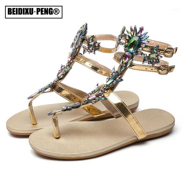 sandals t-strap rhinestone diamond bandage women summer party shoes for female ladies gladiator flat heel slippers gold1, Black
sandals t-strap rhinestone diamond bandage women summer party shoes for female ladies gladiator flat heel slippers gold1, Black