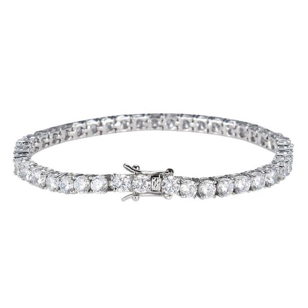 link, chain hip hop cz stone 3/4/5mm bling iced out 1 row 4 prong tennis bracelet cubic zircon for men women jewelry, Black
link, chain hip hop cz stone 3/4/5mm bling iced out 1 row 4 prong tennis bracelet cubic zircon for men women jewelry, Black