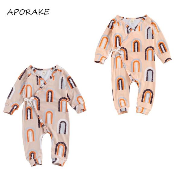 0-24m lovely baby boys girls rainbow pattern romper long sleeve lace up jumpsuit sleepwear pants for autumn early winter jumpsuits, Blue
0-24m lovely baby boys girls rainbow pattern romper long sleeve lace up jumpsuit sleepwear pants for autumn early winter jumpsuits, Blue