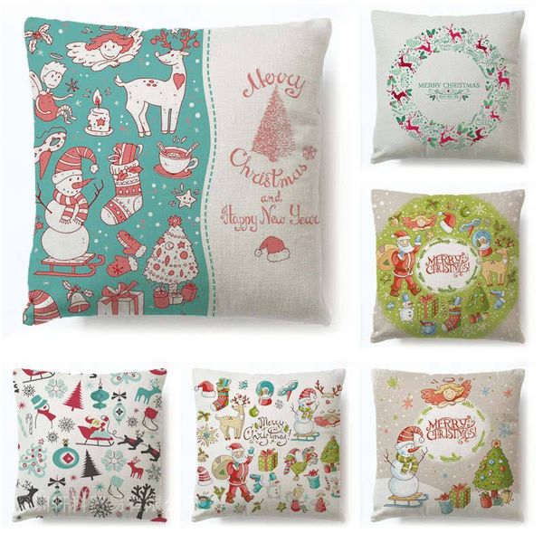 cushion/decorative pillow christmas decoration santa claus elk snowman linen cushion
cushion/decorative pillow christmas decoration santa claus elk snowman linen cushion