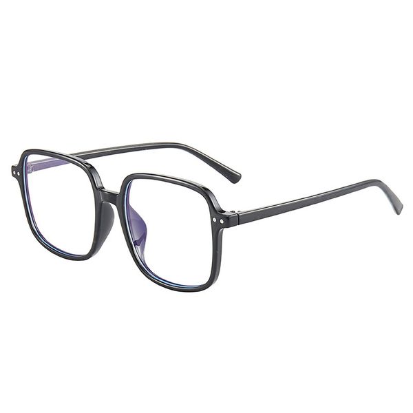 blue light proof glasses d flat lens tr90 men's and women's versatile spectacle frame large box glasses frame the same model, Black
blue light proof glasses d flat lens tr90 men's and women's versatile spectacle frame large box glasses frame the same model, Black