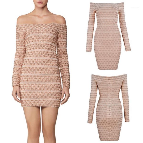 casual dresses 2021 women khaki slash neck off shoulder long sleeve shoneck vestido celebrity evening party bodycon bandage dress wholesah, Black;gray
casual dresses 2021 women khaki slash neck off shoulder long sleeve shoneck vestido celebrity evening party bodycon bandage dress wholesah, Black;gray