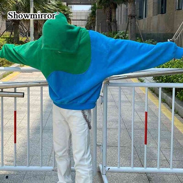 women hoodie showmirror2021 long sleeve oversized hoodies green patchwork fall winter casual fashion vintage loose sweatshirts, Black
women hoodie showmirror2021 long sleeve oversized hoodies green patchwork fall winter casual fashion vintage loose sweatshirts, Black
