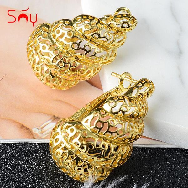 sunny jewelry fashion copper hoop earrings for women luxury romantic anniversary gifts trendy & huggie, Golden;silver
sunny jewelry fashion copper hoop earrings for women luxury romantic anniversary gifts trendy & huggie, Golden;silver