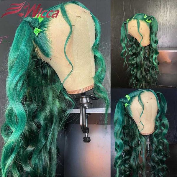 lace wigs ombre green color 13x4 front human hair for women wave 180density brazilian remy body wig with baby, Black;brown
lace wigs ombre green color 13x4 front human hair for women wave 180density brazilian remy body wig with baby, Black;brown