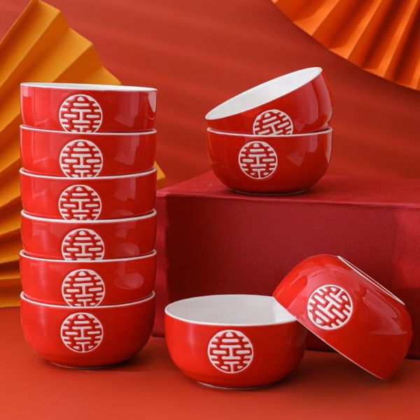 dishes & plates kitchen bar counter supplies wedding bowl chopsticks dinner set porcelain red dowry ceramic tableware gift high grade box
dishes & plates kitchen bar counter supplies wedding bowl chopsticks dinner set porcelain red dowry ceramic tableware gift high grade box
