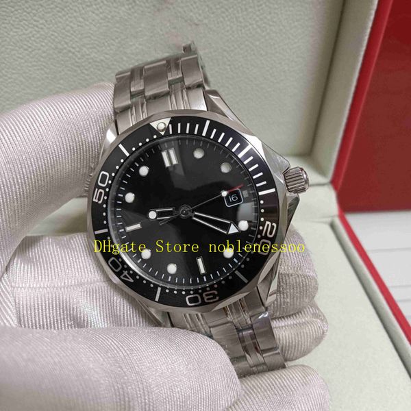with original box mens watch men's 300m 41mm stainless steel black dial dive sport professional date 007 automatic mechanical watches, Slivery;brown
with original box mens watch men's 300m 41mm stainless steel black dial dive sport professional date 007 automatic mechanical watches, Slivery;brown