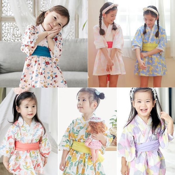 girl's dresses baby girl rompers japanese style kawaii girls floral print kimono dress for kids costume infant yukata asian clothes y27, Red;yellow
girl's dresses baby girl rompers japanese style kawaii girls floral print kimono dress for kids costume infant yukata asian clothes y27, Red;yellow