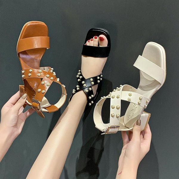 sandals roman all-match fashion womens shoes 2021 open toe suit female beige buckle summer heels gladiator luxury low comfort pe, Black
sandals roman all-match fashion womens shoes 2021 open toe suit female beige buckle summer heels gladiator luxury low comfort pe, Black