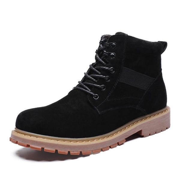 boots autumn men cow suede leather men's motorcycle outdoor waterproof ankle soft shoes, Black
boots autumn men cow suede leather men's motorcycle outdoor waterproof ankle soft shoes, Black