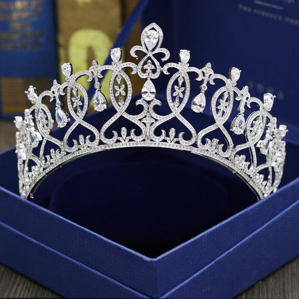hair clips & barrettes paved zircon crown full cubic zirconia tiara cz tiaras vintage bridal diadem wedding accessories coroa noiva wigo1178, Golden;silver
hair clips & barrettes paved zircon crown full cubic zirconia tiara cz tiaras vintage bridal diadem wedding accessories coroa noiva wigo1178, Golden;silver