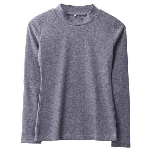 women's blouses & shirts stylish women clothes turtle neck casual knits pullover hole long sleeve solid cotton one pieces, White
women's blouses & shirts stylish women clothes turtle neck casual knits pullover hole long sleeve solid cotton one pieces, White