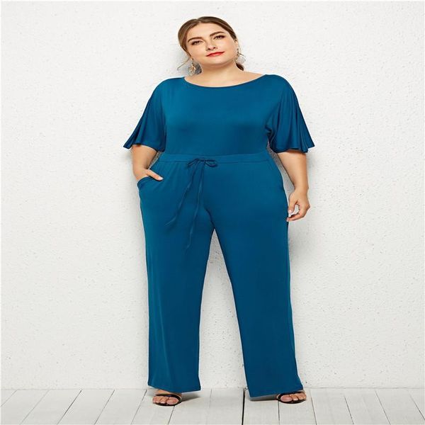 women's jumpsuits & rompers large size jumpsuit spring autumn round neck five-point sleeves waist one-piece long fashion casual, Black;white
women's jumpsuits & rompers large size jumpsuit spring autumn round neck five-point sleeves waist one-piece long fashion casual, Black;white