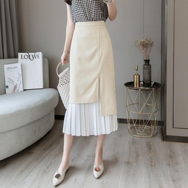 skirts skirt women's spring summer 2021 slim stitching pleated split fork a word step l30, Black
skirts skirt women's spring summer 2021 slim stitching pleated split fork a word step l30, Black