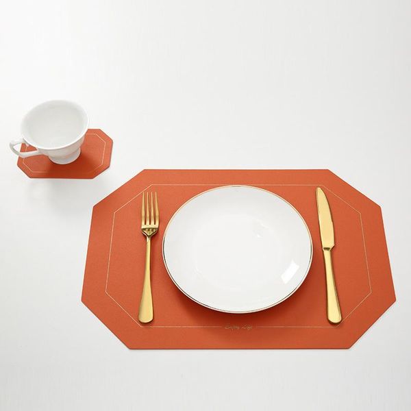 mats & pads 2pcs/set nordic style leather placemat waterproof and oilproof western food insulation pad household anti-scald mat creative
mats & pads 2pcs/set nordic style leather placemat waterproof and oilproof western food insulation pad household anti-scald mat creative