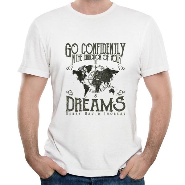 go confidently in the direction of your dreams personalized fitness tight tee-shirt teenagers pure cotton tee-shirts men's t-shirts, White;black
go confidently in the direction of your dreams personalized fitness tight tee-shirt teenagers pure cotton tee-shirts men's t-shirts, White;black