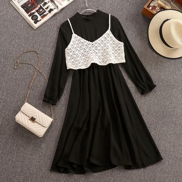 two piece dress 2021 autumn spring women vest + long sleeves a line 2 pcs sets beautiful female casual suits a1942, White
two piece dress 2021 autumn spring women vest + long sleeves a line 2 pcs sets beautiful female casual suits a1942, White