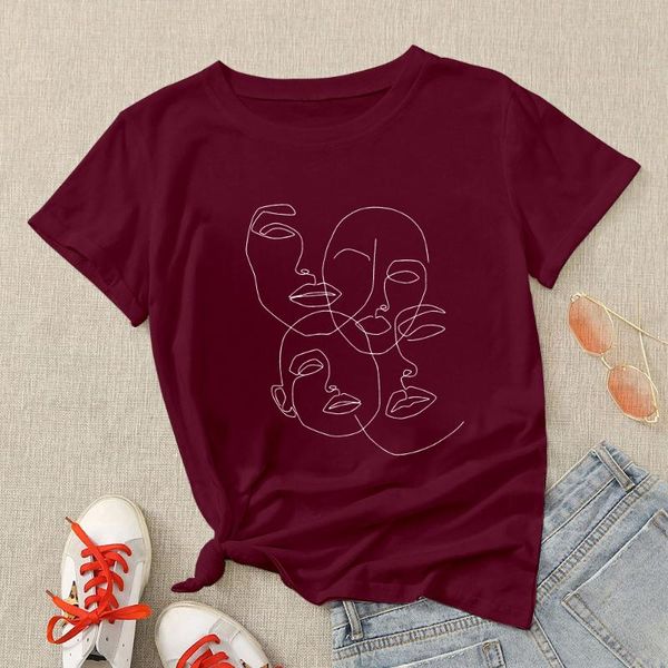 women's t-shirt hip hop 2021 summer women many line faces graphic short sleeve streetwear european punk cool white tshirt female
women's t-shirt hip hop 2021 summer women many line faces graphic short sleeve streetwear european punk cool white tshirt female